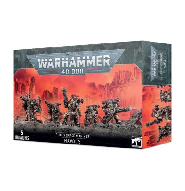 Games Workshop Warhammer 40,000   Chaos Space Marines: Havocs - 99120102170 - 5011921178230