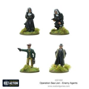 Warlord Games Bolt Action   Operation Sea Lion Enemy Agents - 403010002 - 5060393707301