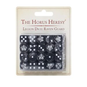 Games Workshop (Direct) The Horus Heresy   Legion Dice – Raven Guard - 99223099019 - 5011921136308