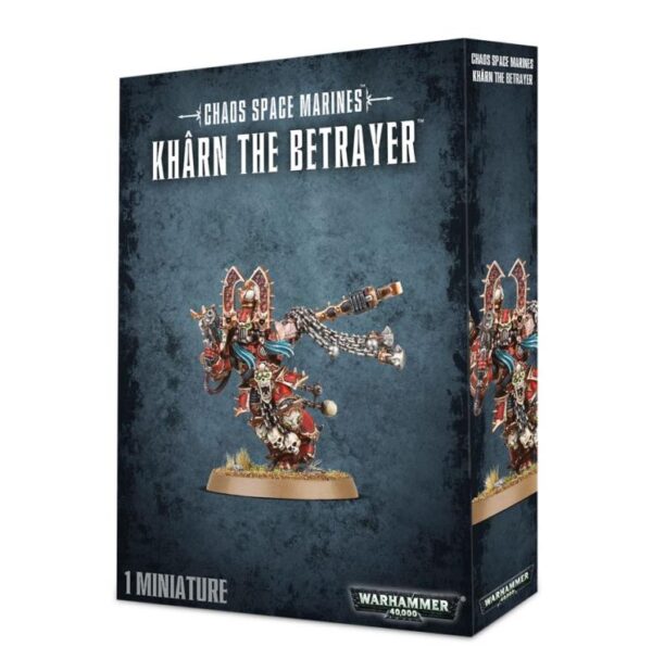 Games Workshop Warhammer 40,000   Chaos Space Marines: Kharn the Betrayer - 99120102184 - 5011921207534