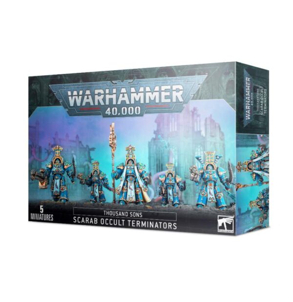 Games Workshop Warhammer 40,000   Thousand Sons: Scarab Occult Terminators - 99120102133 - 5011921153718