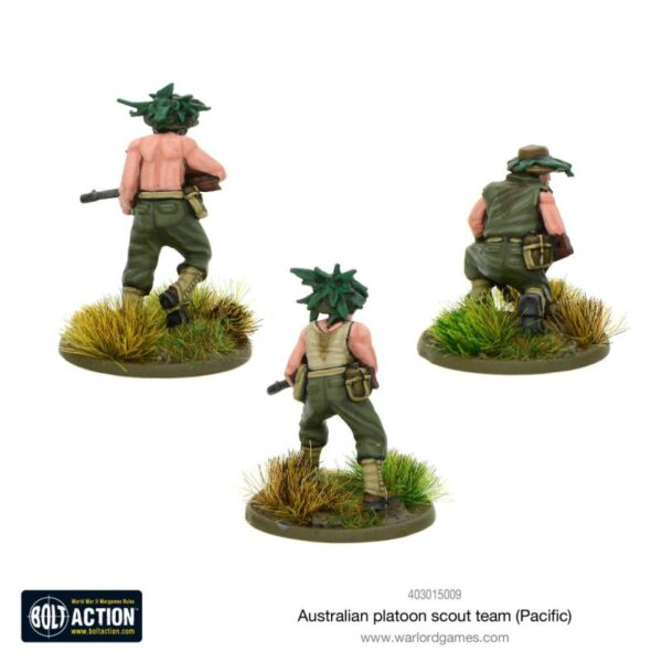 Warlord Games Bolt Action   Australian platoon scout team (Pacific) - 403015009 - 5060572501218
