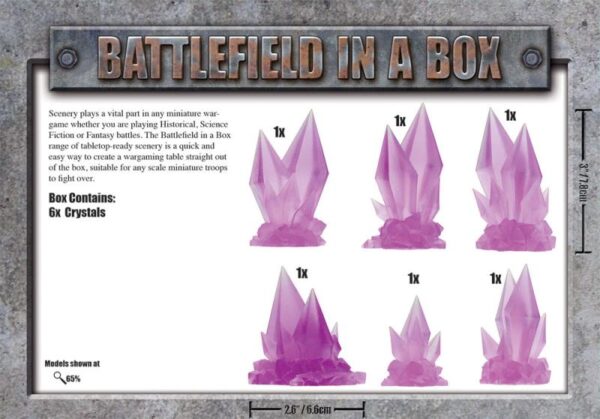 Gale Force Nine    Battlefield in a Box: Energon Crystals (Purple) - BB547 - 9420020220812