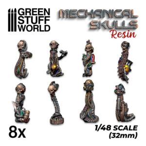 Green Stuff World    Resin Mechanical Skulls - 8436574507867ES - 8436574507867