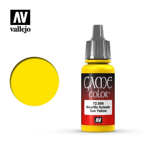Vallejo    Game Color: Sun Yellow - VAL72006 - 8429551720069