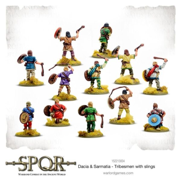 Warlord Games SPQR   SPQR: Dacian Tribesmen with slings - 152213004 - 5060572505469