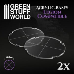 Green Stuff World    Acrylic Bases - Round 100 mm (Legion) - 8435646502519ES - 8435646502519