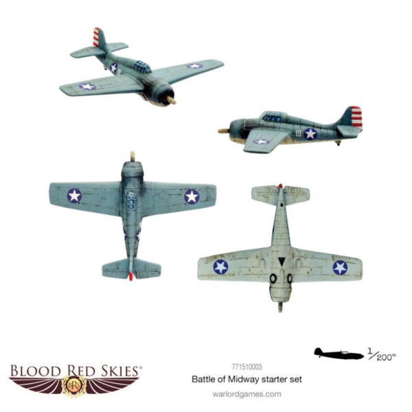 Warlord Games Blood Red Skies   The Battle of Midway starter set - 771510003 - 9781911281535