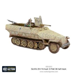Warlord Games Bolt Action   Sd.Kfz 251/10 ausf D (3.7mm Pak) Half Track - 402012013 - 5060393702269