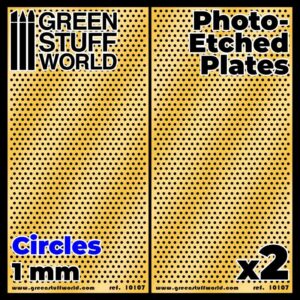 Green Stuff World    Photo-etched Plates - Large Circles - 8436574506068ES - 8436574506068