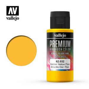 Vallejo    AV Vallejo Premium Color - 60ml - Yellow Fluorescent - VAL62032 - 8429551620321