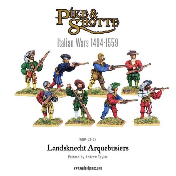 Warlord Games Pike & Shotte   Landsknecht Arquebusiers - WGP-LS-26 - 5060200845431