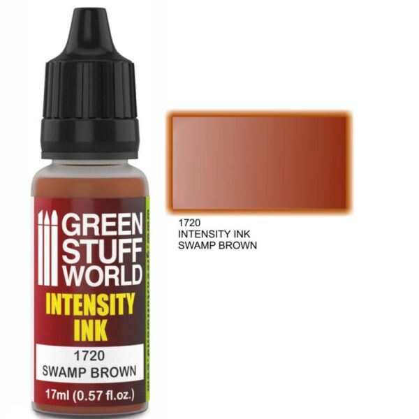 Green Stuff World    Intensity Ink SWAMP BROWN - 8436574500790ES - 8436574500790