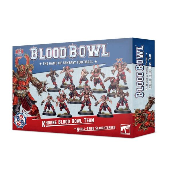 Games Workshop Blood Bowl   Blood Bowl Team: Khorne Team - The Skull-tribe Slaughterers - 99120901003 - 5011921133192