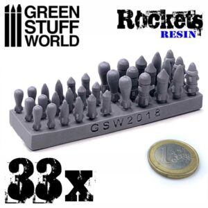 Green Stuff World    Resin Rockets and Missiles - 8436574500523ES - 8436574500523