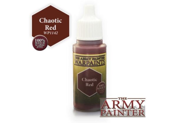 The Army Painter    Warpaint: Chaotic Red - APWP1142 - 5713799114203