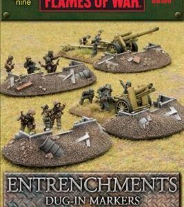Gale Force Nine    Flames of War: Entrenchments Dug in Markers - BB106 - 9420020211209