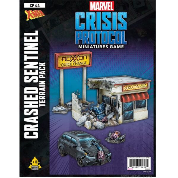 Atomic Mass Marvel Crisis Protocol   Marvel Crisis Protocol: Crashed Sentinel Terrain Expansion - CP44 - 841333116255