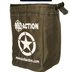 Warlord Games Bolt Action   Bolt Action Allied Star Dice Bag & Order Dice (Green) - 408903001 - 408903001