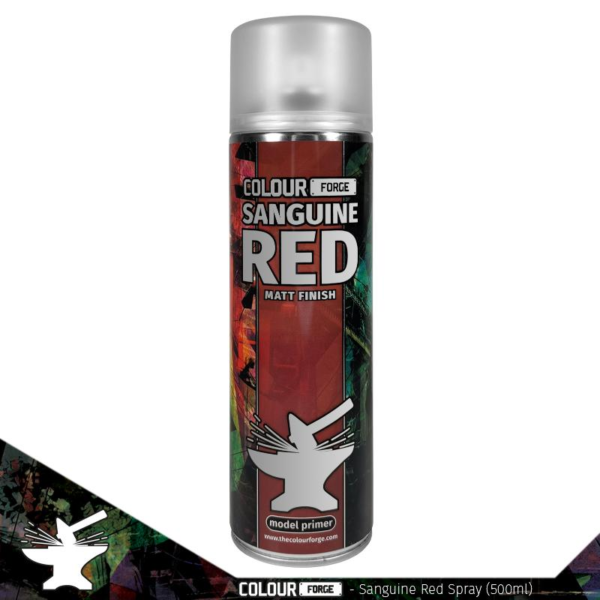 The Colour Forge    Colour Forge Spray: Sanguine Red  (500ml) - TCF-SPR-018 - 5060843101314