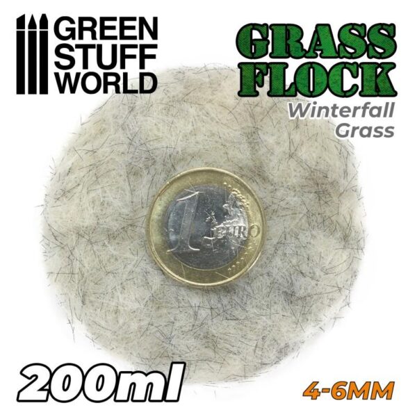 Green Stuff World    Static Grass Flock 4-6mm - WINTERFALL GRASS - 200 ml - 8435646506630ES - 8435646506630