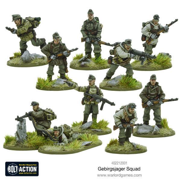 Warlord Games Bolt Action   Gebirgsjager squad - 402212001 - 5060393704881
