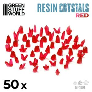 Green Stuff World    RED Resin Crystals - Medium - 8436574508864ES - 8436574508864