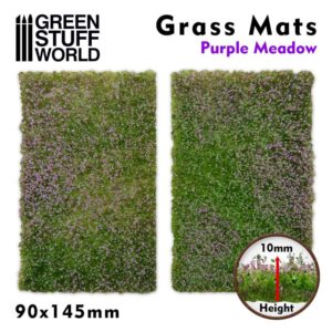 Green Stuff World    Grass Mat Cutouts - Purple Meadow - 8436574508413ES - 8436574508413