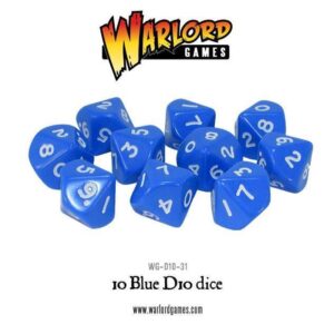 Warlord Games    10 Blue D10 - WG-D10-31 - 5060200849651