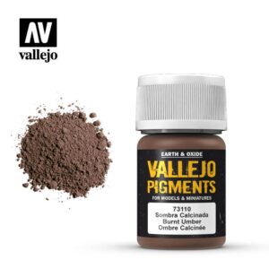 Vallejo    Vallejo Pigment - Burnt Umber - VAL73110 - 8429551731102