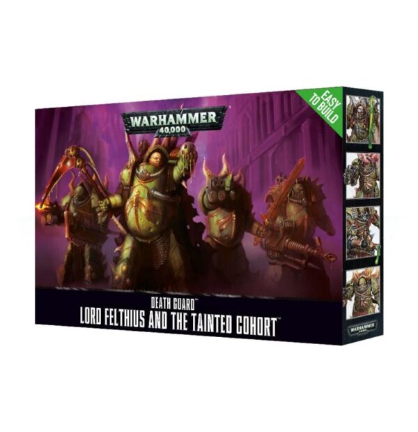Games Workshop (Direct) Warhammer 40,000   Death Guard Lord Felthius and the Tainted Cohort - 99120102081 - 5011921171750