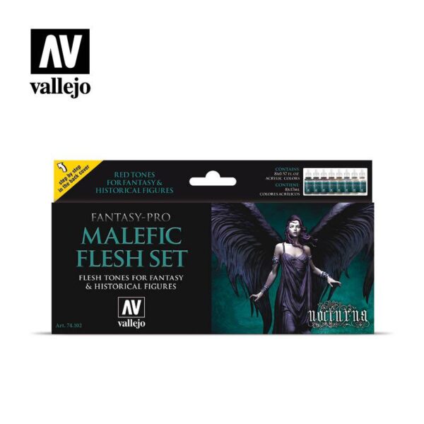 Vallejo    AV Vallejo Fantasy Set - Malefic Flesh - VAL74102 - 8429551741026