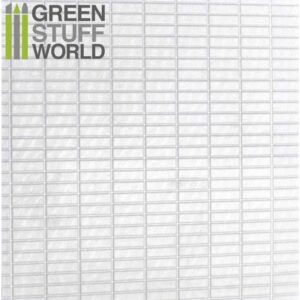 Green Stuff World    ABS Plasticard - LARGE RECTANGLES Textured Sheet - A4 - 8436554361137ES - 8436554361137