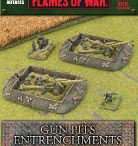 Gale Force Nine    Flames of War: Entrenchments Gun Pit Markers - BB118 - 9420020216679