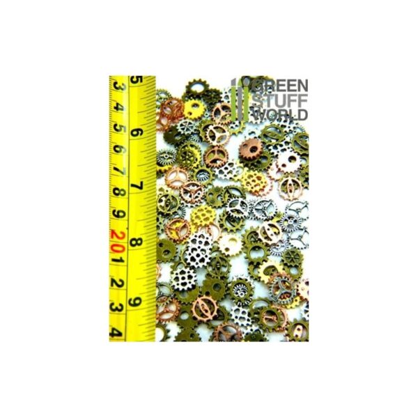 Green Stuff World    SteamPunk GEARS and COGS Beads 85gr *** 10 mm - 8436554366798ES - 8436554366798