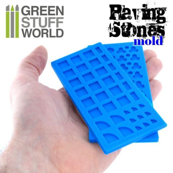 Green Stuff World    Silicone molds - Paving stones - 8436554369072ES - 8436554369072