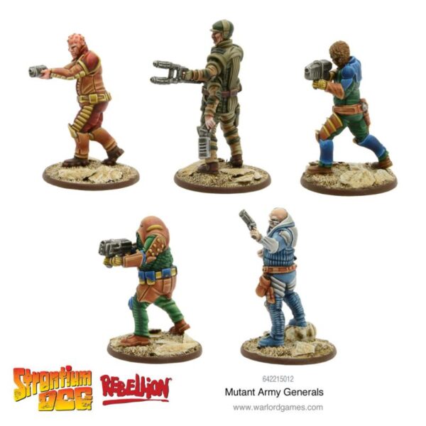 Warlord Games Strontium Dog   Strontium Dog: Mutant Army Generals - 642215012 - 5060572502499