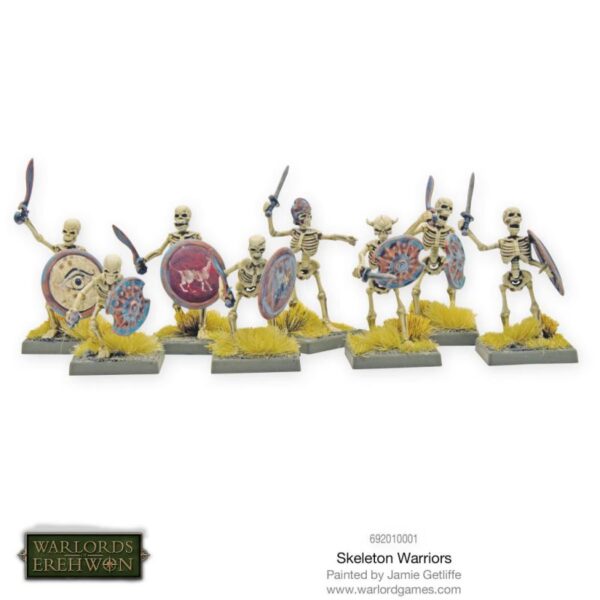 Warlord Games Warlords of Erehwon   Warlords of Erehwon: Skeleton Warriors - 692010001 - 5060572502246