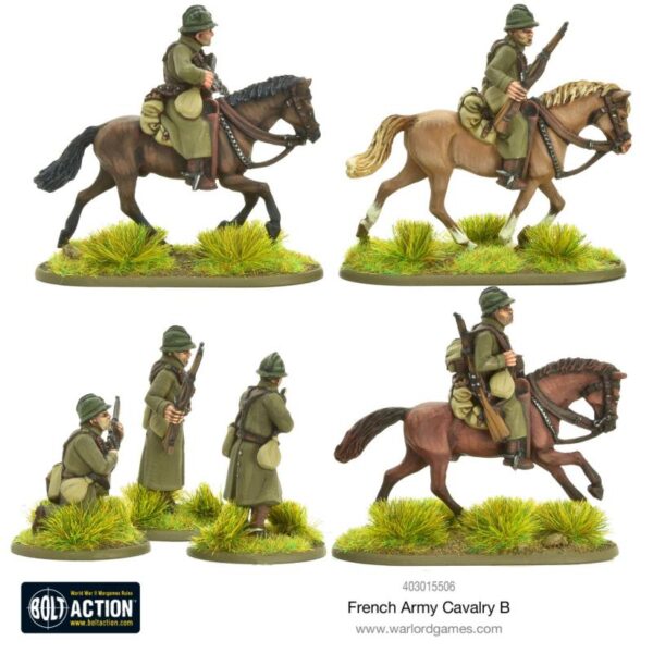 Warlord Games Bolt Action   French Army Cavalry B - 403015506 - 5060572501669