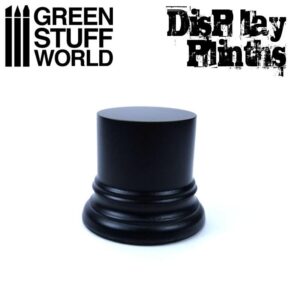 Green Stuff World    Round Display Plinth 4.5 cm - Black - 8436574501711ES - 8436574501711