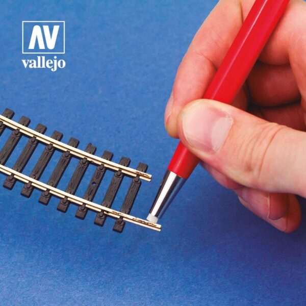 Vallejo    AV Vallejo Tools - 4mm Glass Fiber Brush - VALT15001 - 8429551930345