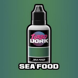 Turbo Dork    Turbo Dork: Sea Food Metallic Acrylic Paint 20ml - TDSEFMTA20 - 631145994499
