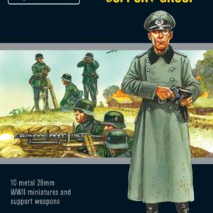 Warlord Games Bolt Action   Blitzkrieg German Support Group (HQ, Mortar & MMG) - 402212007 - 5060572503328