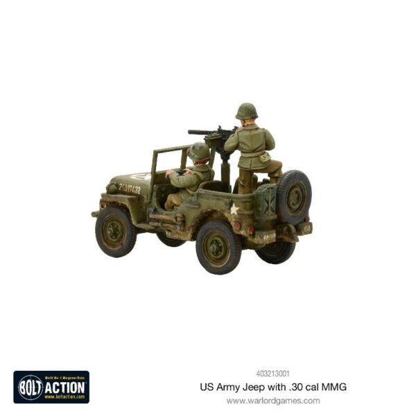 Warlord Games Bolt Action   US Army Jeep with 30 Cal MMG - 403213001 - 5060393709282