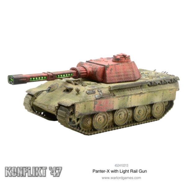 Warlord Games Konflikt '47   Konflikt '47 Panther-X with light rail gun - 452410213 - 5060572502208