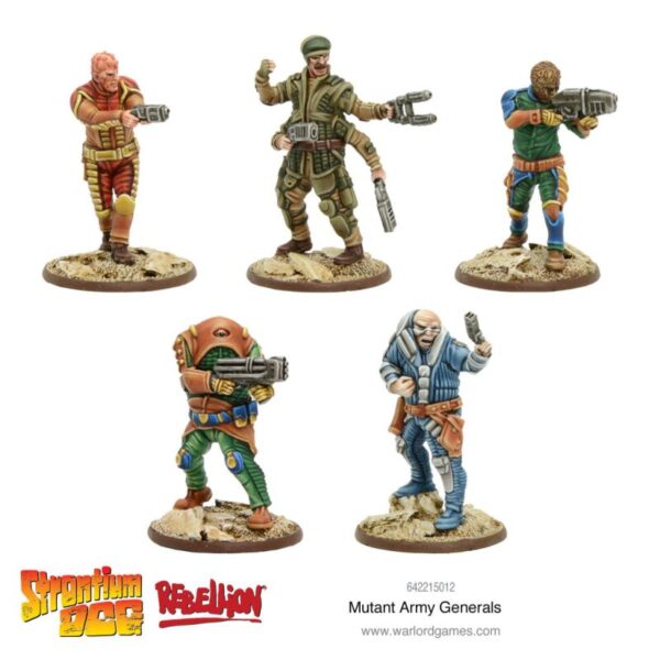 Warlord Games Strontium Dog   Strontium Dog: Mutant Army Generals - 642215012 - 5060572502499