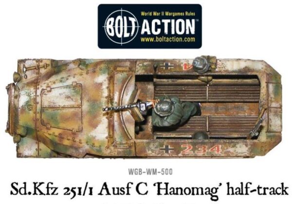 Warlord Games Bolt Action   Sd.Kfz 251/1 ausf C Hanomag - 402012025 - 5060393708704