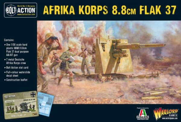 Warlord Games Bolt Action   Afrika Korps 8.8cm Flak 37 - 402012034 - 5060572501089