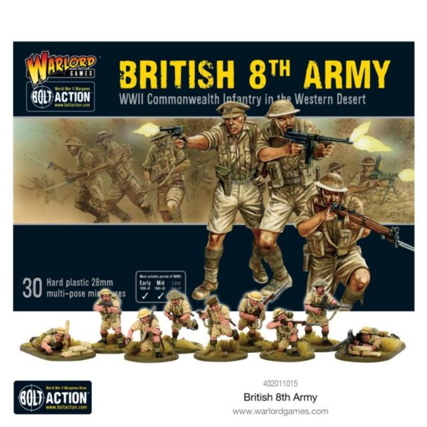 Warlord Games Bolt Action   8th Army Infantry - 402011015 - 5060572501065