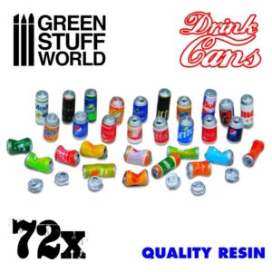 Green Stuff World    72x Resin Drink Cans - 8436574507560ES - 8436574507560